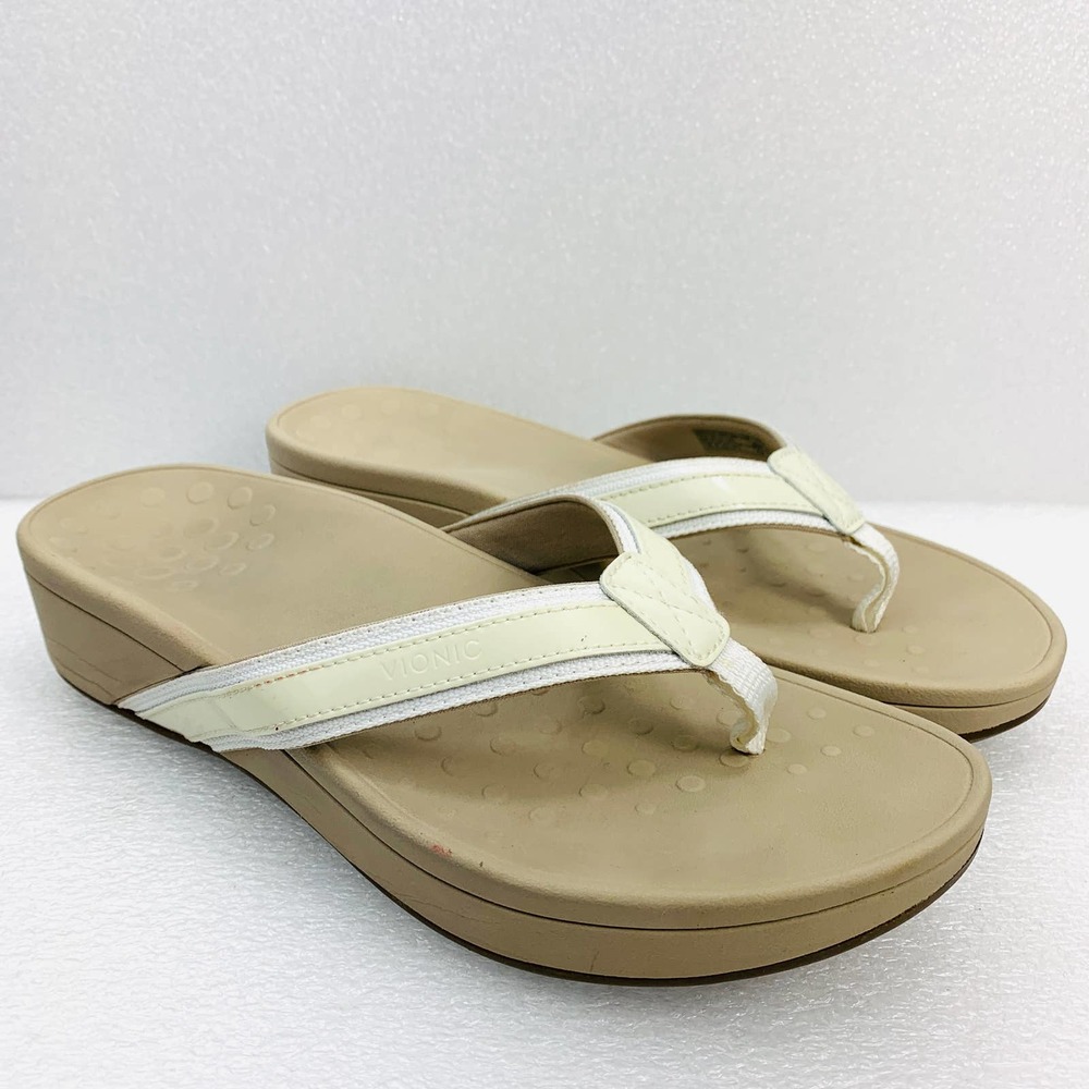 VIONIC High Tide Platform Flip Flops Sandal - Women's 10